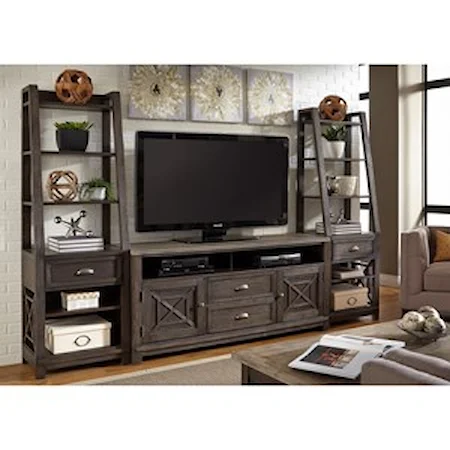 Entertainment Center with Piers